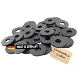 Screws4Bikes | 25x M5 | Unterlegscheibe DIN9021 Kunststoff groß | schwarz