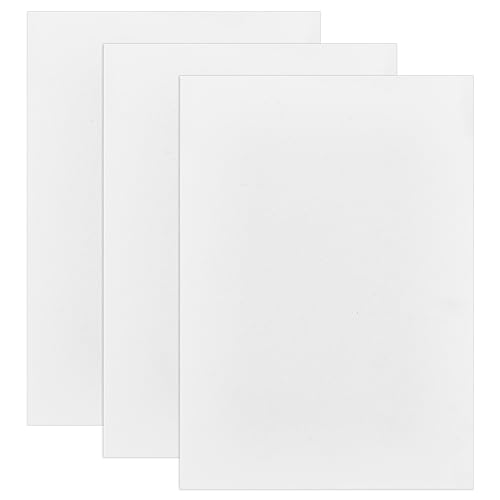 BENECREAT 3 Stück 30x21 cm Weißes Rechteckiges Keramikfaserpapier, Mikrowellen-Ofenpapiere Für DIY-Fusing-Glasschmuck-Keramik-Kunsthandwerk, 3 mm Dick