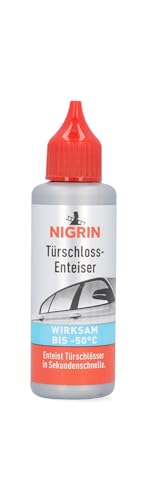 NIGRIN Auto Enteiser Türschloss-Enteiser, Enteiser für Autotür, Schlossenteiser 50 ml