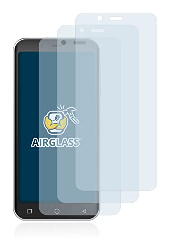 BROTECT Schutzglas für Peaq PSP400 (3 Stück) Schutzfolie Panzer-Folie Glas [Extrem Kratzfest 9H, Anti-Fingerprint, Ultra-Transparent]