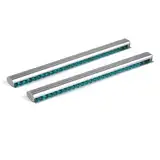 2 Stück Bonhalter Tickethalter, Quittungshalter für Restaurant, Kühlschrank, kein Bohren Bestellhalter für Wände, Zuhause, Küche, Büro, Cafés, Kneipen, Bars (Sliiver, 30 cm, 2Pcs)