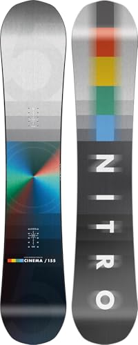 Nitro Snowboards Herren Cinema BRD ´25, Allmountainboard, Directional Twin, Gullwing Rocker, All-Terrain, Progressive Width, 155
