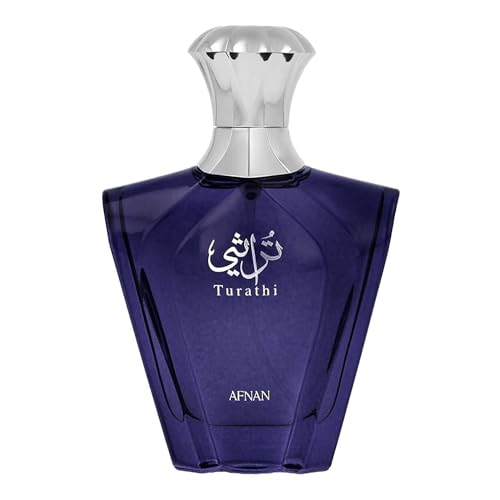 Afnan Turathi Homme Blue Eau de Parfum für Männer, 90 ml