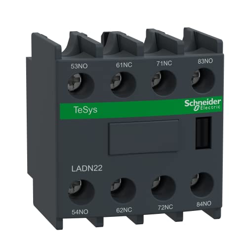 Schneider Electric - Hilfsschalterblock, 2S+2Ö, Schraubanschluss, LADN22