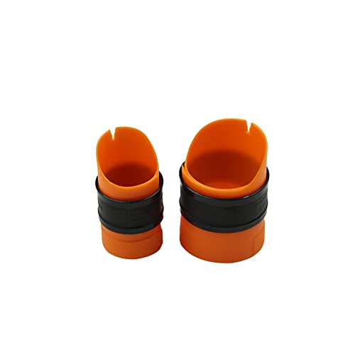 URPIZY PVA-Taschenlader, für grobe Methode, Feeder, Haar-Rig, Tackle-Werkzeug, Kunststoff, PVA-Taschenlader, Orange