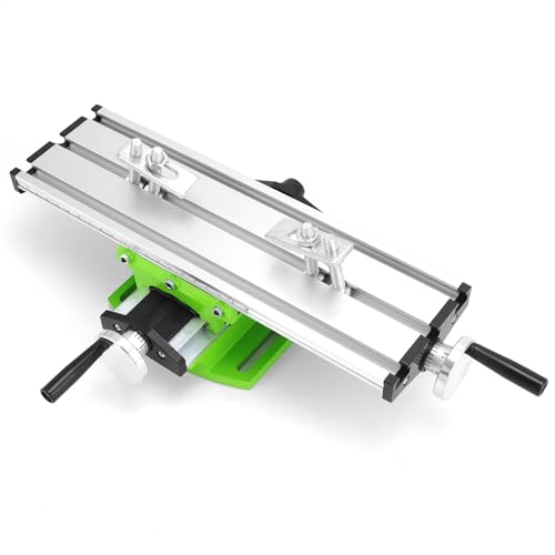 QWORK® Multifunktions-Arbeitstisch, Frästisch Arbeitstisch Maschine, Kreuztisch, für Tischbohrständer, 310 x 90 x 78 mm