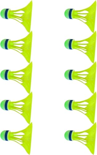 Daaxing Nylon-Federbälle, winddicht, Badminton-Set, Federball, Training, Badmintonbälle für Bewegung, Unterhaltung, Freizeitaktivitäten, 10 Stück