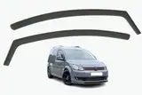 AirFlux Set mit 2 Windabweisern, kompatibel mit Volkswagen Caddy MK3 2003 2004 2005 2006 2007 2008 2009 2010 2011 2012 2013 2014 Modelle.