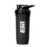 ESN Shaker Reforce Stainless Steel, schwarz, 700 ml, auslaufsicher, Maßeinheiten innen graviert, frei von BPA & DEHP, geprüfte Qualität