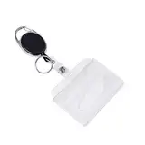 Vicloon Schlüsselanhänger Set, Schlüsselring Retractable Badge Reel mit Belt Clip mit ID Card Holder Abzeichen Buddy Kit für Schlüsselanhänger und ID Card (1 PCS)