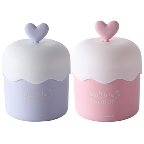 Obelunrp Gesichtsschaum -Faam Maker Marshmallow Whip Maker Hautpflegewerkzeuge Gesichtsreinigungswerkzeug für Gesichtswaschgeschenk für sie (2pcs)