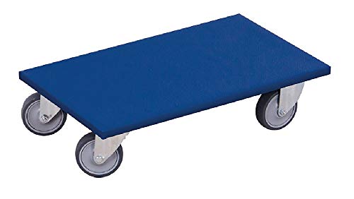 Cordes Möbelroller 600x300mm, 300 kg Traglast, 8 Rollen, Blau