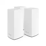 Linksys Velop MX12600 Tri-Band Mesh-WiFi 6-System (AX4200) WLAN-Router mit bis zu 830 m² Funkabdeckung, 3,5-mal schneller, für mehr als 120 Geräte – 3er-Pack, Weiß