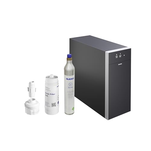 BLANCO CHOICE.All | Wasseraufbereitungs-Gerät passend zur CHOICE Icona Armatur | Enthält 1 Trinkfilter Soft S, 1 CO2-Kartusche und ein Reinigungsset | 20 cm Platzbedarf im Unterschrank