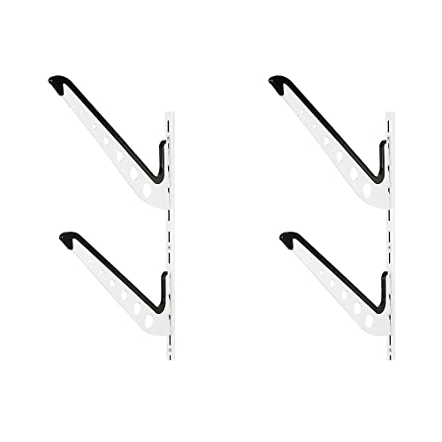 Wiltec 2-Fach Universal Halterung mit 30 kg Traglast pro Ebene, Halterung für Surfbrett, Snowboard, Skier und mehr, gepolsterte Wandhalterung
