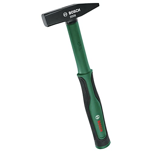 Bosch Home and Garden Bosch Schlosserhammer 300g (komfortabler Softgrip-Griff mit Glasfaserkern; robuster Kohlenstoffstahl; mühelose Schlagkraft; geringe Vibration)