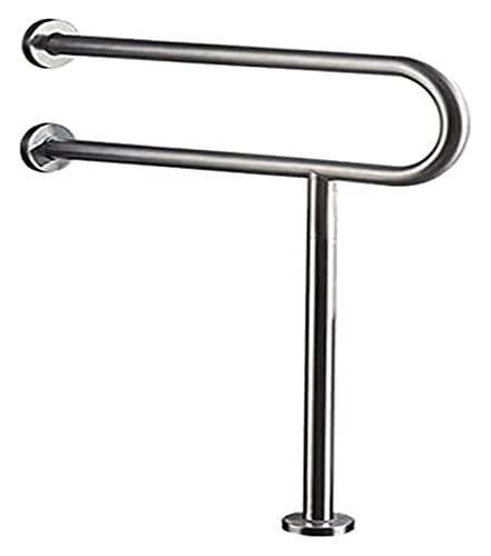 Haltegriff U-förmige, rutschfeste Haltegriffe aus Edelstahl, gebürstetes Finish, Sicherheitsstützgriff zur Wandmontage for Toiletten, gerade Handläufe, Haltehilfe for Behinderte