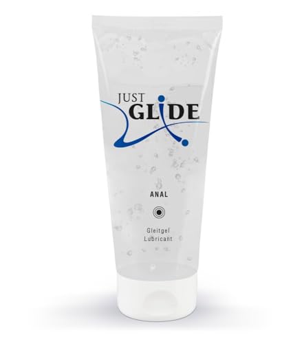 Just Glide Anal - intensives Anal-Gleitgel für Frauen und Männer, wasserbasiert, vegan, fett- und ölfrei, geeignet für Sex-Toys und Kondome, 200 ml