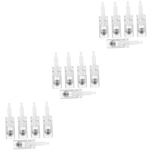 Gatuida 15 Stk Elektrische Mikronadel Microneedling- Nadeln -maschinen Elektrische Microneedling-nadeln Microneedling-ersatz Microneedling-tipps Titanlegierung