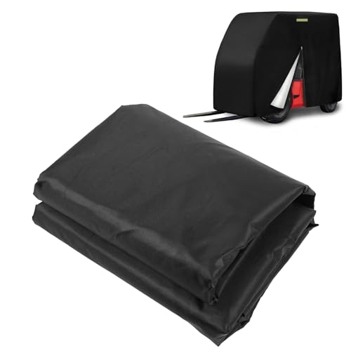 Gabelstapler-Abdeckung Allwetter, Sonnenschutz Regen Schneeschutz Gabelstapler-Schutzabdeckung, Universelle Vollabdeckung für Gabelstapler Im Freien, 104,3 X 49 X 80,3 Zoll