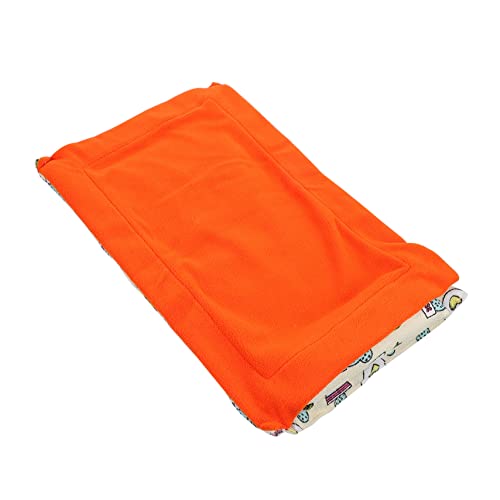 BCOATH 1 Set Reptil Ratte Komfortabler Lebensraum Haustiere Bärtige Haken Dekor Andere Kleine Design Kleine Warme Haustiere Hängen Orange Die Schaukelliege Haken Tasche Saugleguan