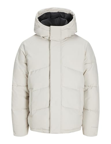 JACK&JONES JUNIOR Jungen Jjworld Puffer Jacket Jnr Pufferjacke, Moonbeam, 152