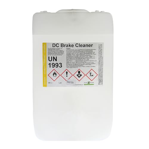 DC DruckChemie GmbH Bremsenreiniger Kanister 10L, acetonfrei - Brake Cleaner - Teilereiniger zum Reinigen & Entfetten von Bremsen, Platten & Kupplungen