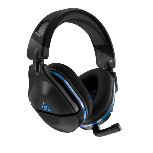 Turtle Beach Stealth 600 Gen 2 Schwarz Multiplattform Kabelloses Gaming Headset mit 15+ Stunden Akkulaufzeit für PS5, PS4 und PC