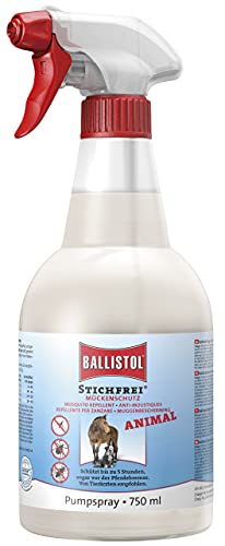 BALLISTOL 26788 Stichfrei Animal 750ml Spray – Tier-Schutz Insektenspray– 8h Schutz vor Mücken, Bremsen, Fliegen, Zecken