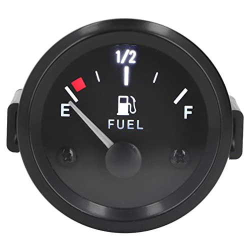 Universelle Kraftstoffstandsanzeige, 2-Zoll-52-mm-Autokraftstoffstandsanzeige Motorrad-Kraftstofftankanzeige Mit LED-Hintergrundbeleuchtung Für Benzinmodifizierte Modelle