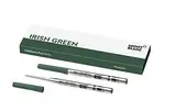 Montblanc "Irish Green 116216 Kugelschreiber Ersatzminen M – 2 x Kugelschreiber Minen grün – Ballpen Refill grün