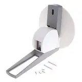 Stadiometer, 0–2,2 m, Wandmontage, professionelles, präzises Maßband, Wachstumslineal, ideal für Kliniken, Zuhause, Erwachsene, Kinder (weiß + grau)