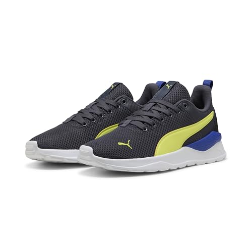 PUMA ANZARUN LITE JR Sneaker, Galactic Gray-Lemon Sherbert Black, 38.5 EU
