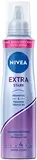 NIVEA Extra Stark Schaumfestiger (150 ml), pflegender Haarschaum mit Hitzeschutz, Panthenol & Vitamin B3, zuverlässiger Haarfestiger für Stylings mit 24h Halt (Haltestufe 4)