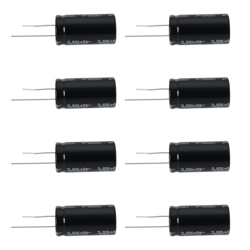The Lord of the Tools Elektrolytkondensator 10000 UF 25 V 105 °C Geeignet für die Reparatur Und Modifizierung von TV LCD Monitoren Stereo Spielekonsolen (35 X 18 Mm) 8 Stück