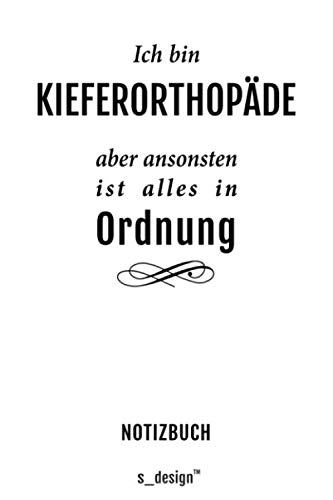 Notizbuch für Kieferorthopäden / Kieferorthopäde / Kieferorthopädin: Originelle Geschenk-Idee [120 Seiten kariertes blanko Papier] _