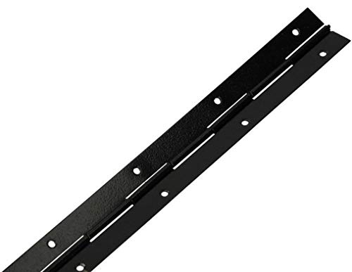 KOTARBAU® Stangenscharnier Klavierband 300/31 mm Schwarz Teilbar/Schneidbar Scharnier Kürzbar Stabil Anschweißband Scharnierband Möbelscharnier