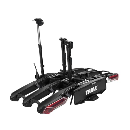 Thule Epos Fahrradträger für Anhängerkupplung 3 Fahrräder, Black