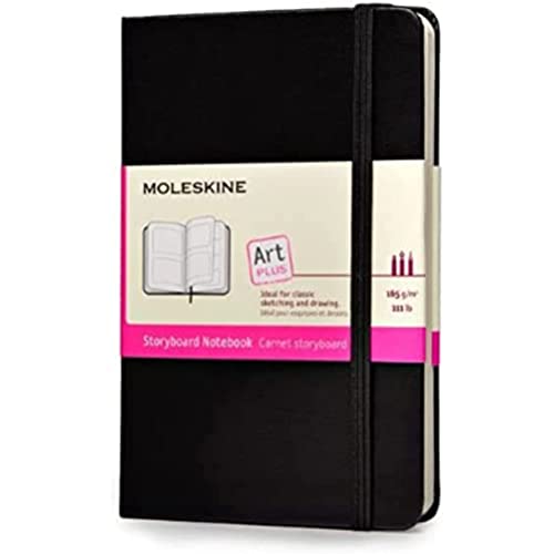 Moleskine Kreativ-Notizbücher, Storyboard-Notizbuch Pocket, Hardcover schwarz