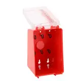 Lockout-Tagout-Box, Tragbare Lockout-Tagout-Box, Lockout-Tagout-Lock-Box-Gruppen-Vorhängeschloss-Box, Rote Vorhängeschloss-Box für Fabriken, Baustellen
