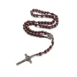 beejune Rosenkranz Kette, Orthodoxes Kreuz, Rosenkranz Katholisch, Jesus Kette, Jesus Kreuz, Gebetskette, Rosary Necklace, Für Katholische Christen Religiöse Kommunion, Taufe, Messe, Bibel