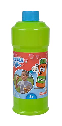 Simba 107282320 - Bubble Fun Seifenblasen Flasche, 3-fach sortiert, es wird nur ein Artikel geliefert, 500ml Lauge, ab 3 Jahren