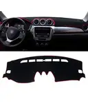 Auto Armaturenbrett Abdeckung Für Suzuki Für Vitara LY 2015 2016 2017 2018 2019 2020 2021 2022 Auto Dashboard Abdeckung Vermeiden Pad Sonnenschutz Matte Teppich Dashboard Abdeckung(A Red Side LHD)