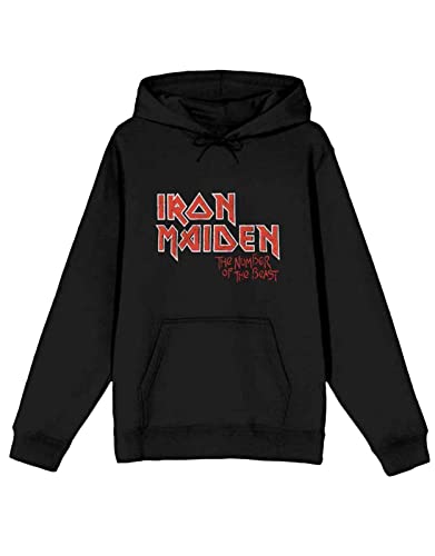 Iron Maiden Kapuzenpullover Number of The Beast Vintage Logo Faded Edge Album