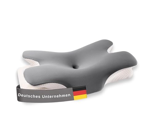 Relaxing Home Kopfkissen Seitenschläfer, Butterfly Kissen, Kopfkissen Nackenschmerzen, Anti Schnarch Kissen, Kissen für Nackenschmerzen, Neck Pillow, Butterfly Pillow, Schmetterlingskissen mit Bezug