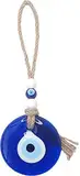 Türkisches blaues Auge Evil Eye Amulett Wandbehang 5 cm Evil Eye Ornament Amulett Dekoration Wohnkultur Schutz Segen Charm Geschenk Glasperlen Home Anhänger Günstiger Talisman (5 cm)