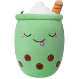 Bubble Tea Kuscheltier Plüschkissen Plüsch PlüSchtier,Bubble Plüschtier Kissen Niedliche Plüsch Weich Stofftier Spielzeug Süßes Kuscheltierkissen für Liebhaber