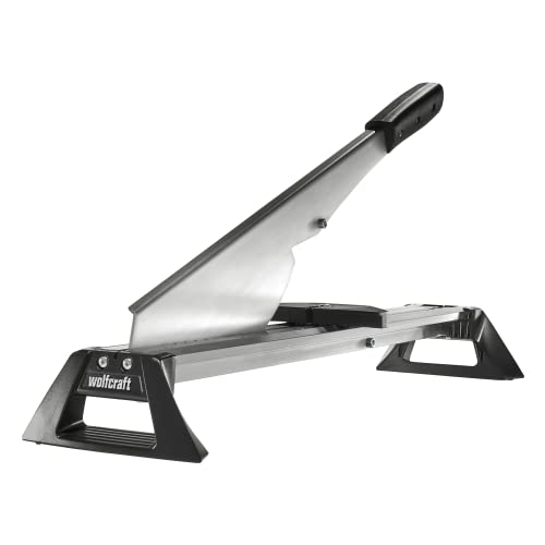 wolfcraft 6937000 Laminatschneider LC 600 | Schneidegerät für Laminat von bis zu 46,5 cm Breite | Max. Schnittstärke: 11 mm | Ideal für Standard-Verlegearbeiten