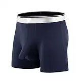 WKAYsIV Dünne Boxershorts Herren für Jungen in Übergröße, Sportunterwäsche, Separation Boxershorts. Find. Herren Shorts (Navy, XXL)