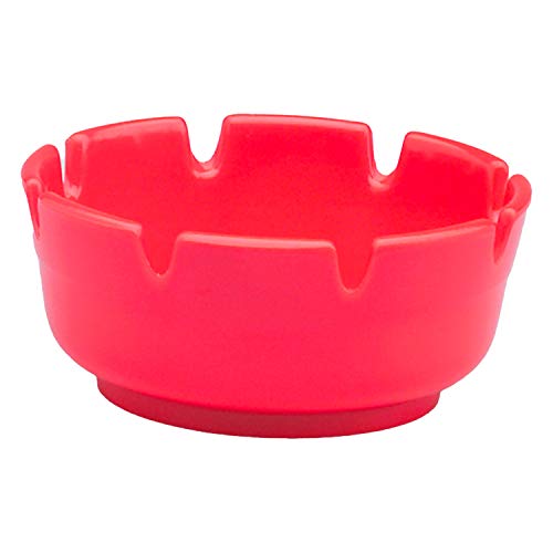 PIAZZA Aschenbecher - Rund Kunststoff - Rot, 10Cm, 504101